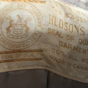 Authentic Collectors Hudson's Bay Point Blanket Pea Coat